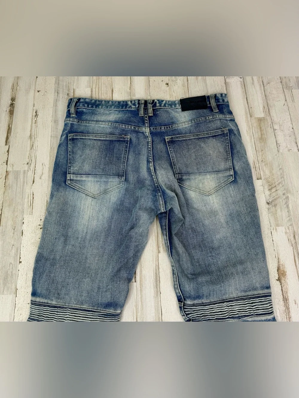 Decibel Men’s Jeans 36x32 Blue Straight Cotton Denim Zipper Button - Picture 10 of 11